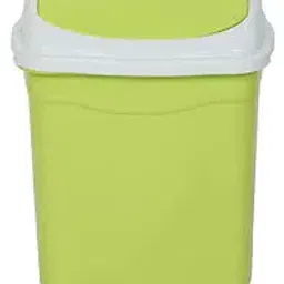 ARISTO 16 L Green Plastic Swing Lid Dustbin-image-33
