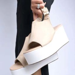 Shoetopia Kids Cream Back Strap Sandals-image-50