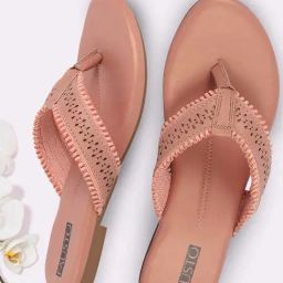 Fausto Women's Pink Thong Sandals-image-13