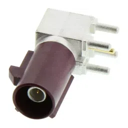 AMPHENOL RF RF Connectors RF COAXIAL, FAKRA PLUG, 50 OHM, PCB, FA1-NDRP-PCBT10-28
