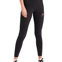 Puma Grey Textured Regular Fit Tights-image-26
