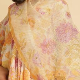 W Beige Printed Dupatta image 5