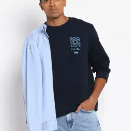 Lee Navy Regular Fit Sweatshirt-picture-48