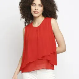 Pepe Jeans Red Regular Fit Top-image-8