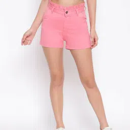 Belliskey Light Pink Denim Shorts-picture-41