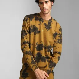 Kazo Mustard Regular Fit Printed Sweatshirt-picture-15