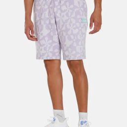 Puma Vivid Voilet Relaxed Fit Floral Print Shorts-image-15