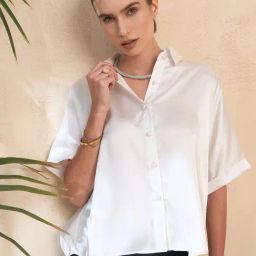 KASSUALLY White Relaxed Fit Shirt-image-61