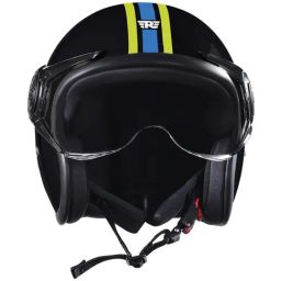 Royal Enfield Black Striped Medium Helmet-image-69