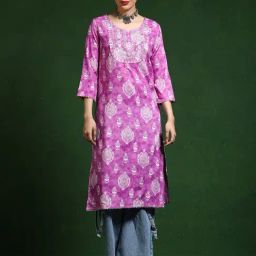 Jaipur Kurti Purple Kurtakurtis-picture-33
