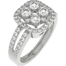 EMORI 14k Yellow Gold Lab Grown Diamond Statement Ring for Women-image-64