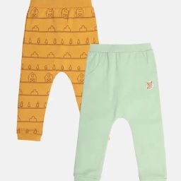 MINIKLUB Boys Multicolor Cotton Printed Full Sleeves Bottom-image-3