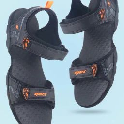 Sparx Men's Black Floater Sandals-image-81
