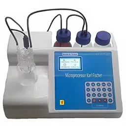 Lab Junction White and Blue Microprocessor Based Karl Fischer Moisture Titrator LJ-1760-22