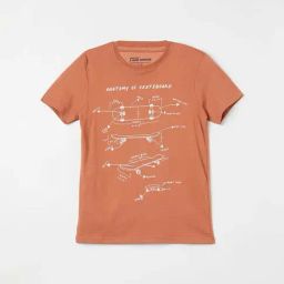 Fame Forever by Lifestyle Kids Rust Cotton Printed T-Shirt-image-49