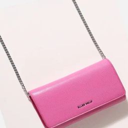 Allen Solly Pink Textured Medium Sling Handbag-59