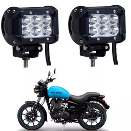 Cartronics 18W 6 Led Aluminum Bar Light/Fog Light for Royal Enfield Thunderbird 500X-41