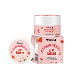 Twasa Lip Balm With SPF 30 & Vitamin E - 12 g- Strawberry-39