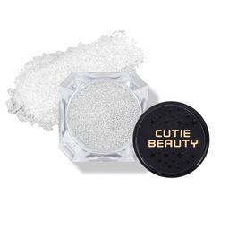 CUTIE BEAUTY Loose Shimmer Glitter Pigment Eyeshadow - Silver 201-image-69