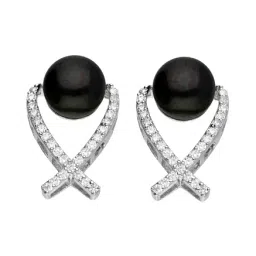 Sri Jagdamba Pearls 92.5 Sterling Silver Earrings-image-36