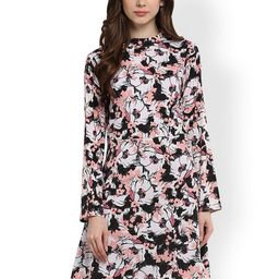 Harpa Women White Printed A-Line Dress-image-85
