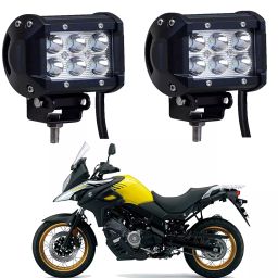 Cartronics 18W 6 Led Aluminum Bar Light/Fog Light for Suzuki V Storm 650-14
