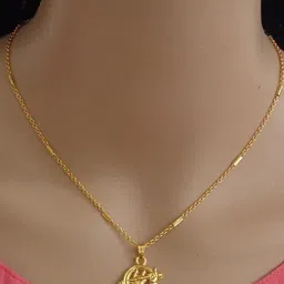Ramdev Art Fashion Jwellery Brass Gold Plated Mangalsutra-picture-3
