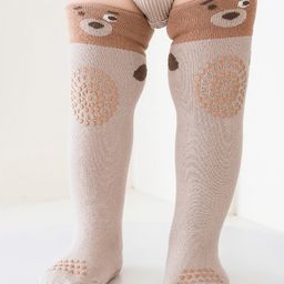 SYGA Cotton Printed Socks - Brown-image-92