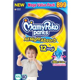 MamyPoko Standard Pants All Night Absorb Size XXL - 40 pieces-23