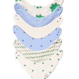 Nintara Baby Bandana Bibs Pack of 6-16
