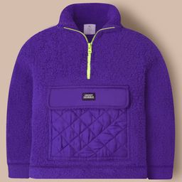 Cherry Crumble By Nitt Hyman Knit Full Sleeves Textured Light Winter High Neck Sweatshirt - Violet-picture-21