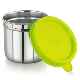 Steel Lock Flex Stainless Steel Container/Dabba with Lid Airtight for Food Storage, Easy to Carry, Leak Proof and Stackable (SL-13/240 ml) Green. image 2