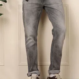 WROGN Men Comfort Slim Fit Heavy Fade Jeans-image-25