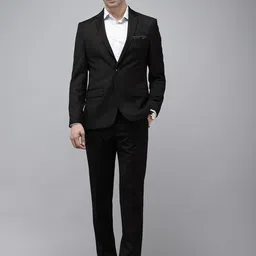Park Avenue Notched Lapel Single-Breasted Formal 2 Piece Suits-image-19