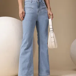 Chemistry Women Bootcut High-Rise Light Fade Stretchable Jeans-picture-18