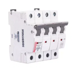 HOSPER Guardian 63 A Four Pole Miniature Circuit Breaker, MFP63-37