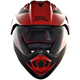 Royal Enfield Black & Red Textured Extra Large Helmet-image-23