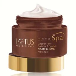 Lotus Professional Dermo Spa Bulgarian Rose Radiance & Renewal Night Creme - 50 gm-image-64