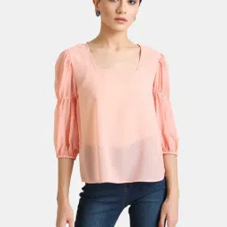 Kazo Peach Square Neck Top-picture-28