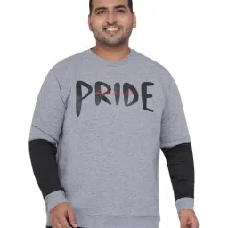 John Pride Grey  Plus Size Sweatshirt-image-32