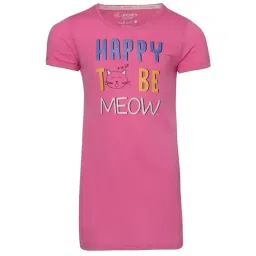Jockey Kids Pink Graphic Print Sleep Dress-image-50