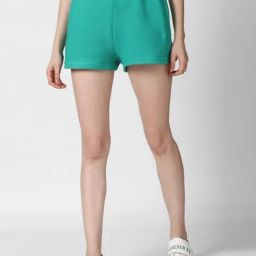 Forever 21 Turquoise Regular Fit Shorts-picture-29