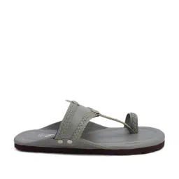 Madras Trunk Men's Desi Grey Toe Ring Sandals-picture-19