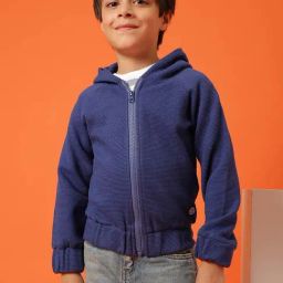Tales & Stories Kids Royal Blue Regular Fit Full Sleeves Sweatshirt-picture-41