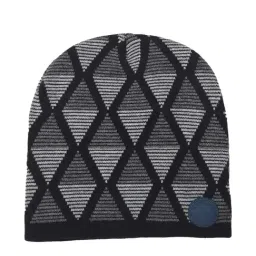 Woodland Navy Printed Beanies-34