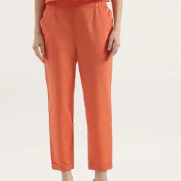 United Colors Of Benetton Orange Regular Fit Trousers-picture-14