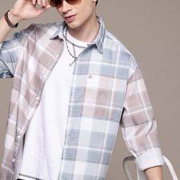 WROGN Checked Oversized Casual Shirt-picture-29