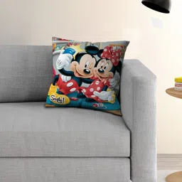 Disney Black & Red Printed Square Shaped Pre-Filled Cushion With Cover-20