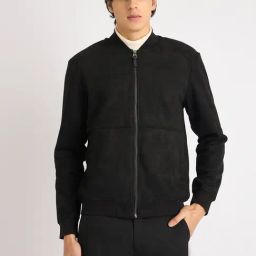 Antony Morato Black Regular Fit Bomber Jacket-image-46