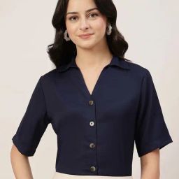Style Quotient Blue Formal Shirt-image-45